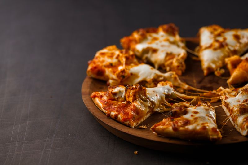 Buffalo chicken pizza catering option